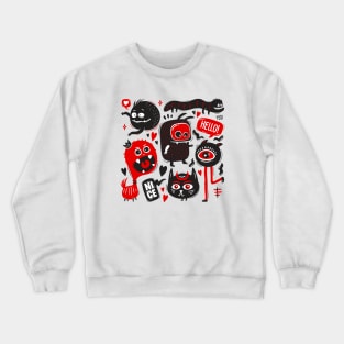 Doodle Monster Crewneck Sweatshirt